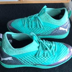 Men lime and grey puma